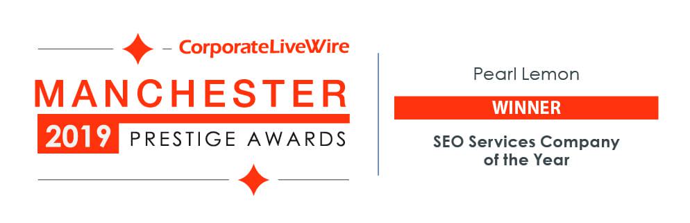 Manchester Prestige Awards - SEO Services Company of the Year